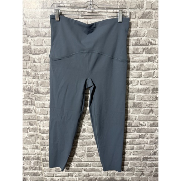 SPANX Pants - Spanx Booty Boost Active 7/8 Leggings Slate Blue Grey XL High Waist Yoga Pants